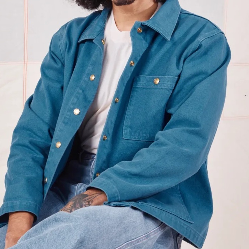 Big Bud Press Denim Work Jacket Marine Blue